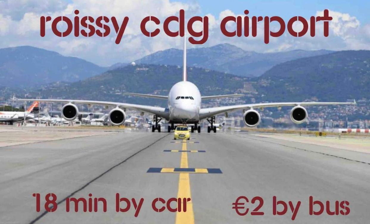 Appartement Cosy Proche Roissy Cdg Asterix Disneyland Paris Гуссенвиль Экстерьер фото